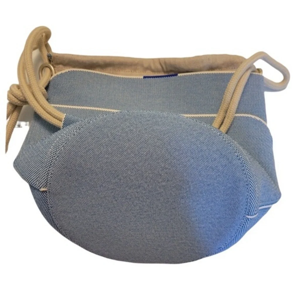 Rothy's The Pail Drawstring Bag in Indigo Cloud - Picture 6 of 10